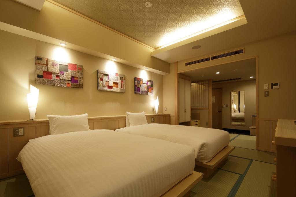 Fujikawaguchiko Onsen Konanso Hotel Kültér fotó A room at the hotel
