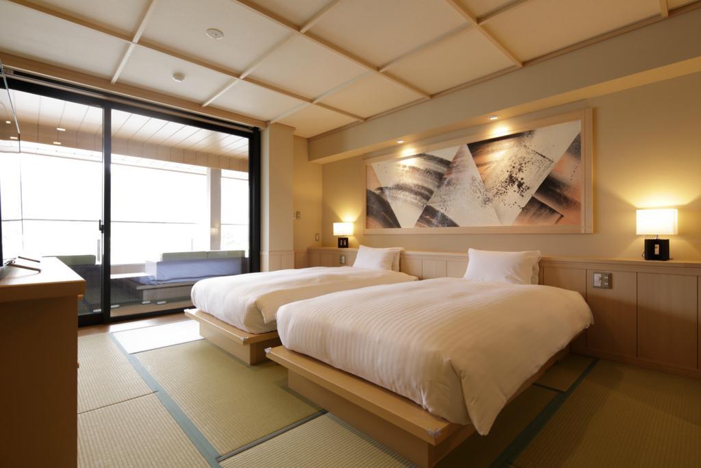 Fujikawaguchiko Onsen Konanso Hotel Kültér fotó A room at the hotel