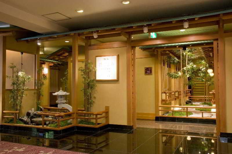 Fujikawaguchiko Onsen Konanso Hotel Kültér fotó Interior of a Japanese restaurant